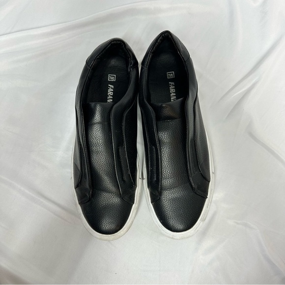 Faranzi Men’s Black/White Shoes Size 11 - Picture 3 of 6
